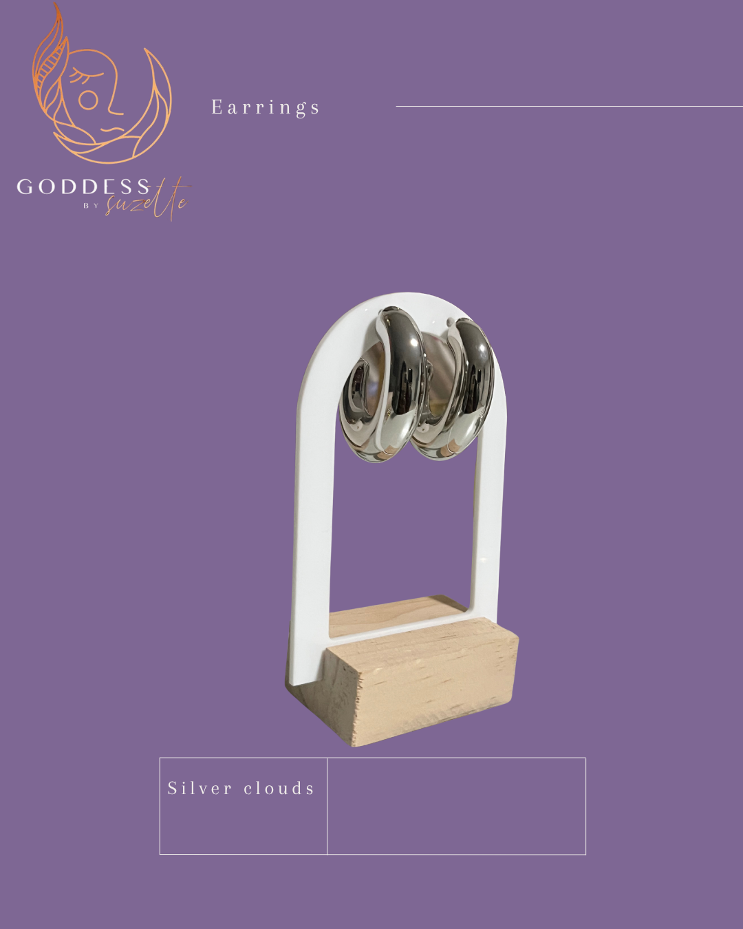 Silver Clouds Earrings